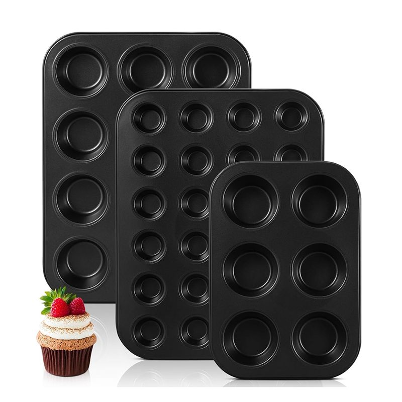 Muffin Tin Nonstick - Набор из 3-х форм для маффинов