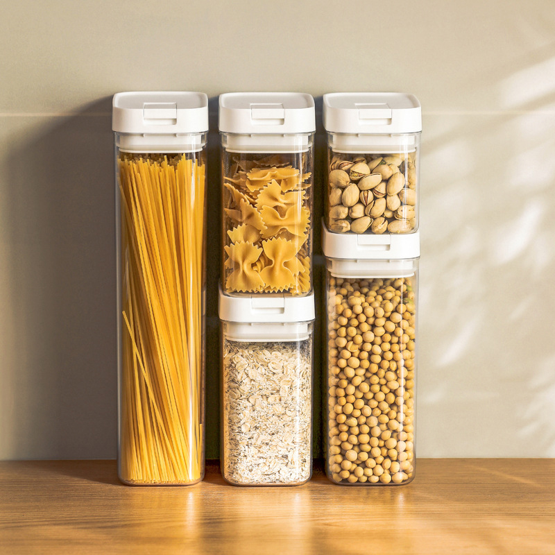 Kitchen Bank - Коробка для хранения макарон, прозрачный пластиковый