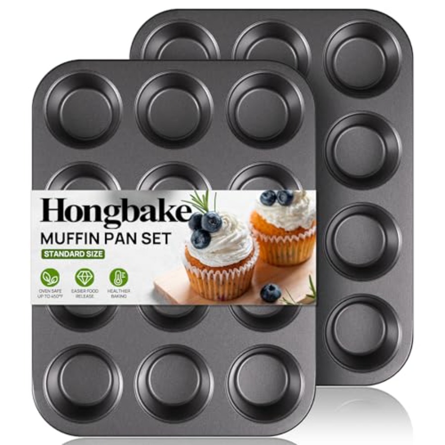 Muffin Tin Nonstick - Форма для выпечки маффинов, антипригарная форма