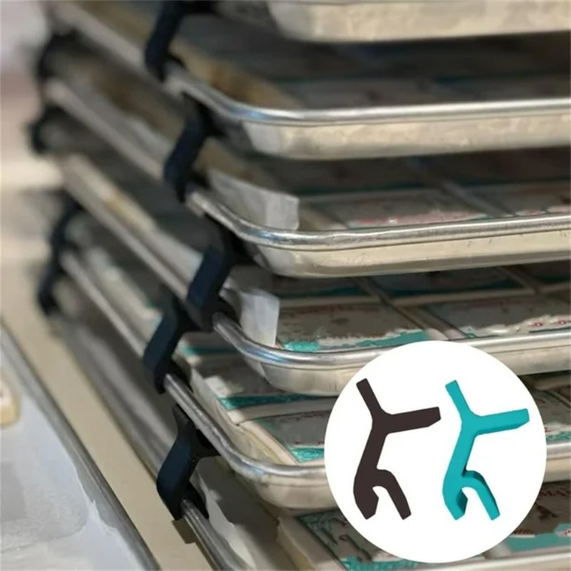 Kitchen Baking Sheet Organizer - Штабелируемый органайзер для листов для печенья,