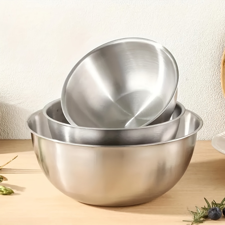 Baking Kitchen Set - Набор из 3-х салатников из нержавеющей