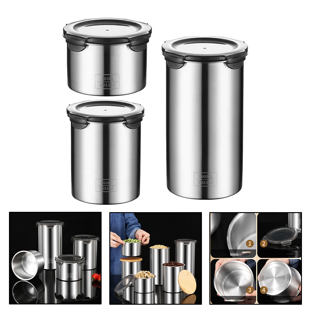 Kitchen Bank - 500/900/1400 мл Вакуумный Герметичный контейнер из