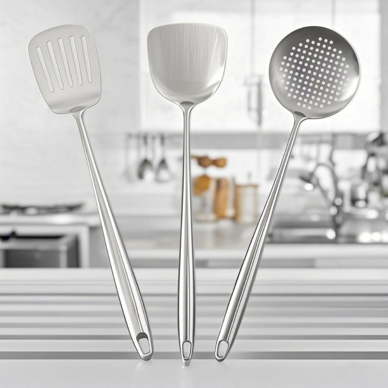 Offset Spatula Set - Набор кухонных принадлежностей из нержавеющей стали: