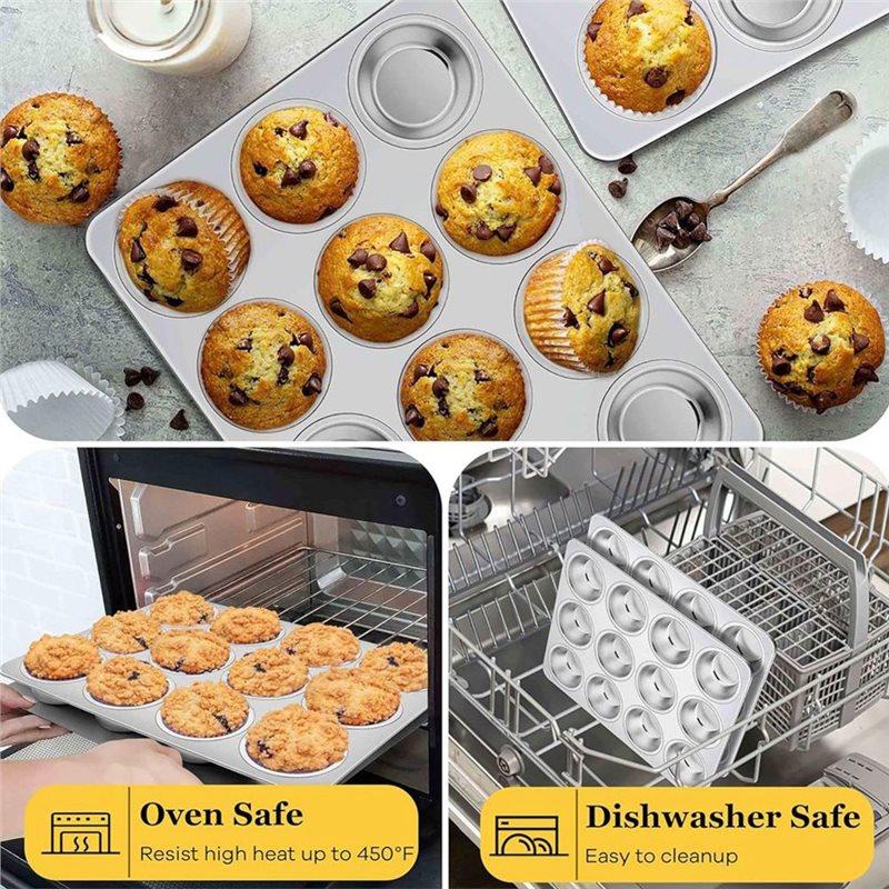 Форма для кексов ABGH, противе – обзор и цена Muffin Tin Nonstick