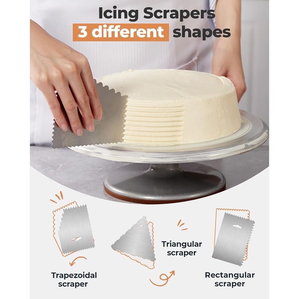 Набор для украшения тортов: вр – обзор и цена Offset Spatula Set
