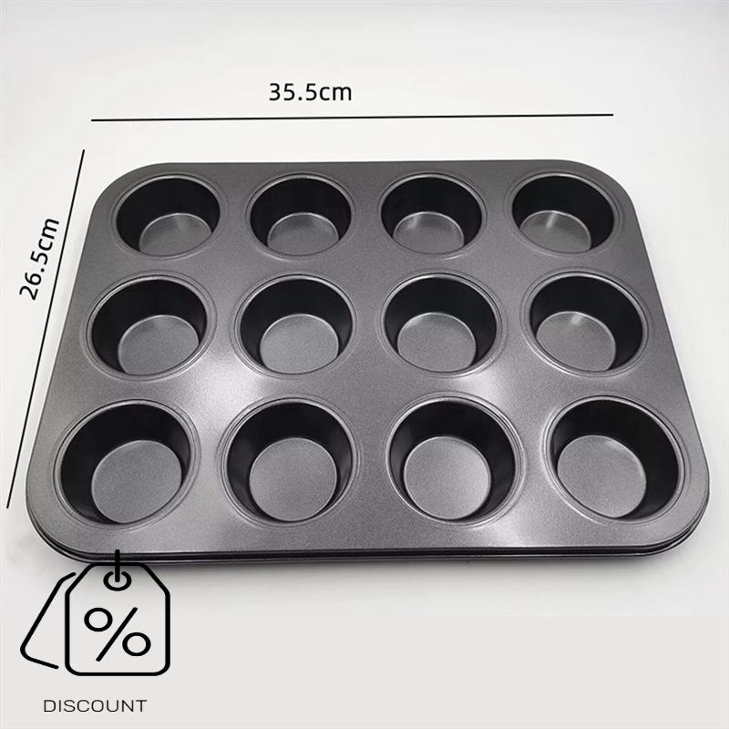 Упаковка ABJO-3, форма для кек – обзор и цена Muffin Tin Nonstick