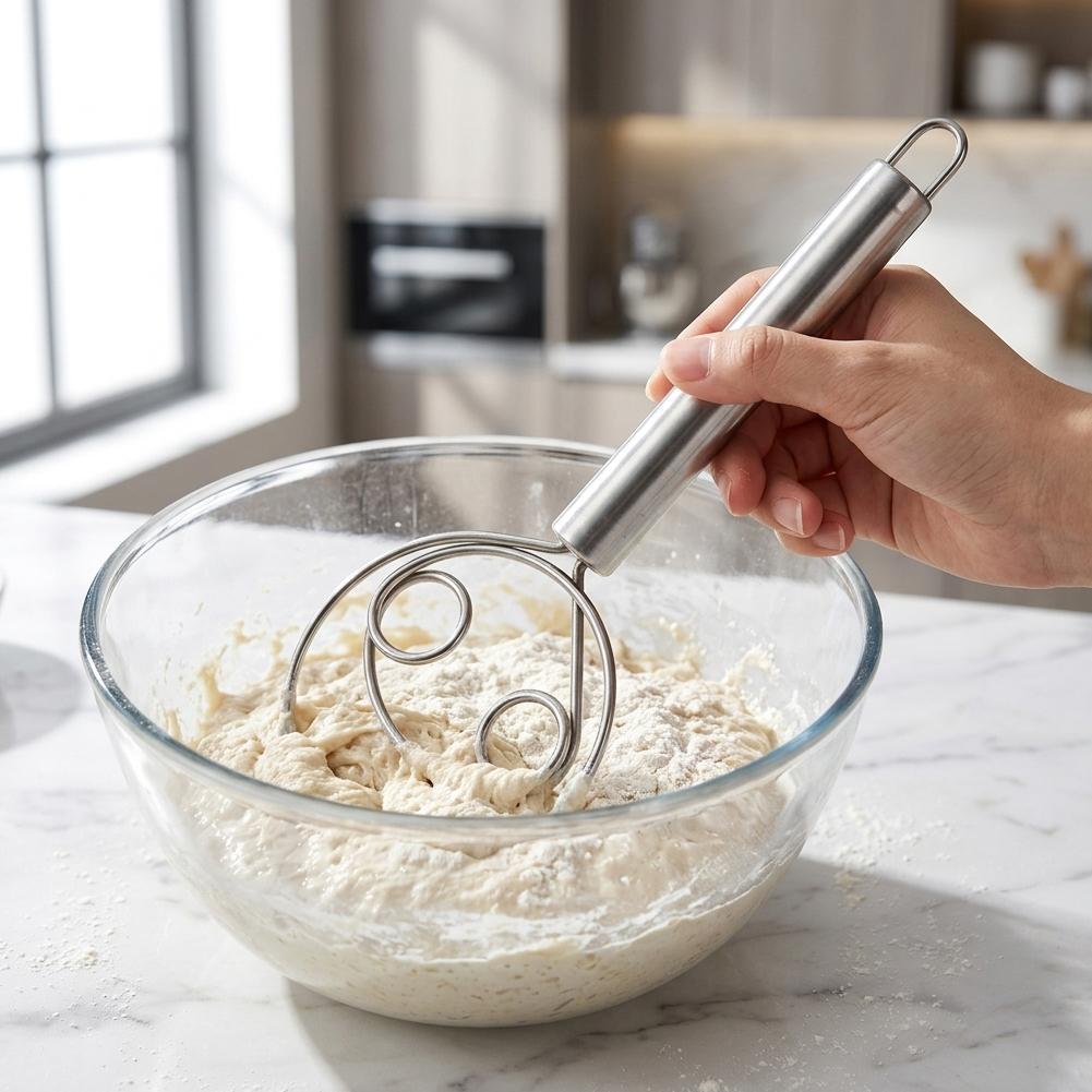 Тестомес-венчик из нержавеющей – обзор и цена Bread Baking Kitchen Utensils