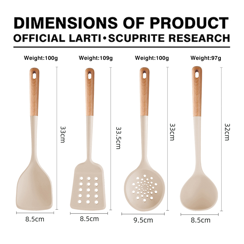 Новинка, набор силиконовых кух – обзор и цена Offset Spatula Set