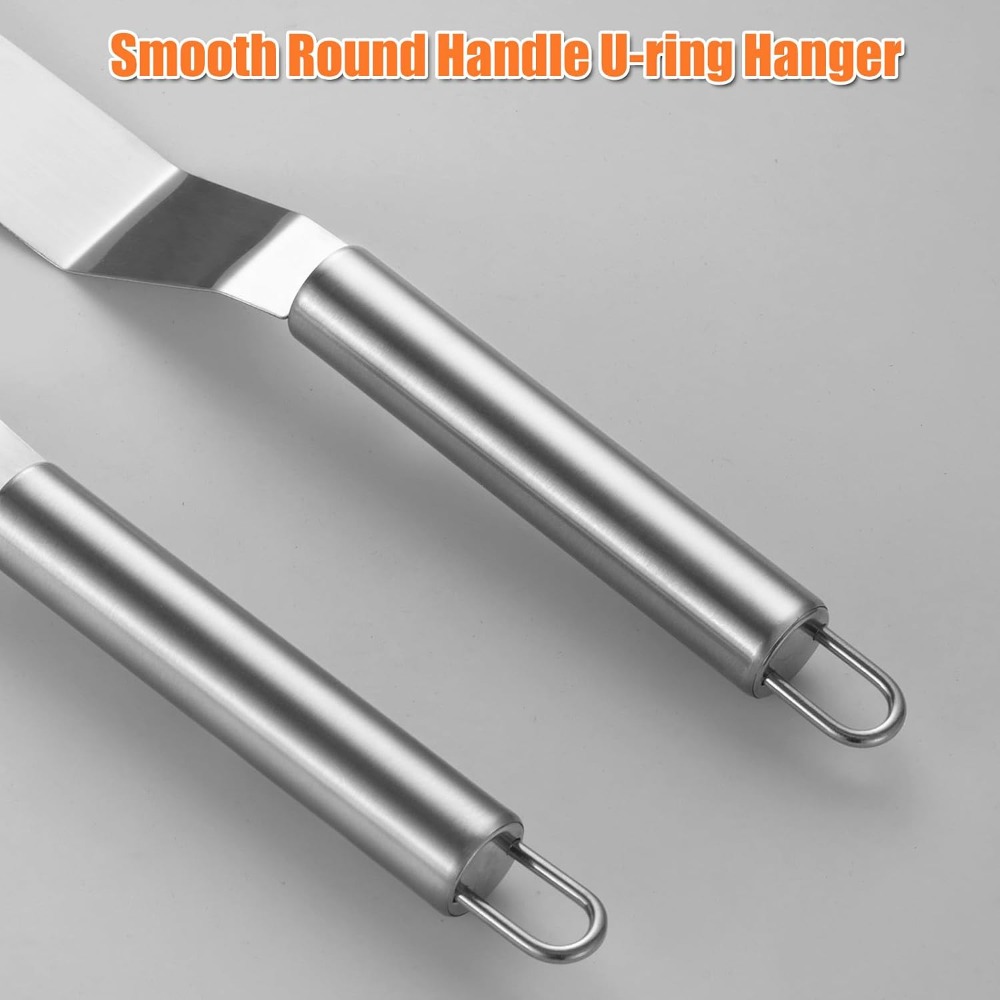 Набор из 2 лопаток из нержавею – обзор и цена Offset Spatula Set