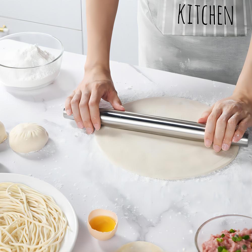 Скалка из нержавеющей стали, в – обзор и цена Bread Baking Kitchen Utensils