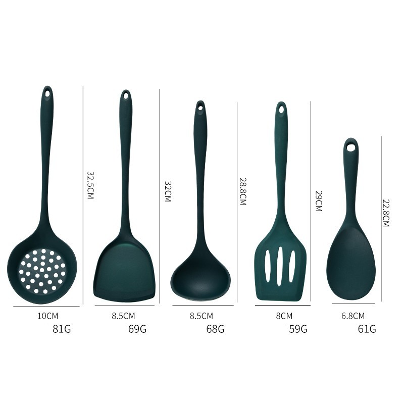 5 шт., пищевой силиконовый наб – обзор и цена Offset Spatula Set