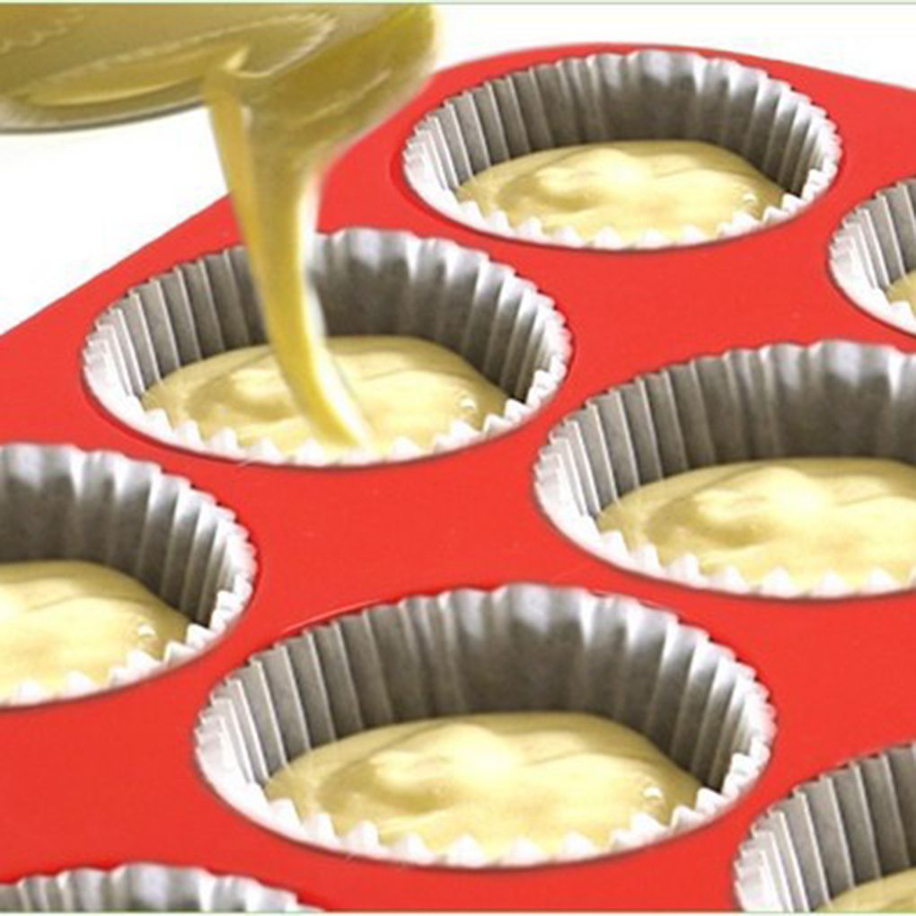 12 чашек, антипригарная форма  – обзор и цена Muffin Tin Nonstick