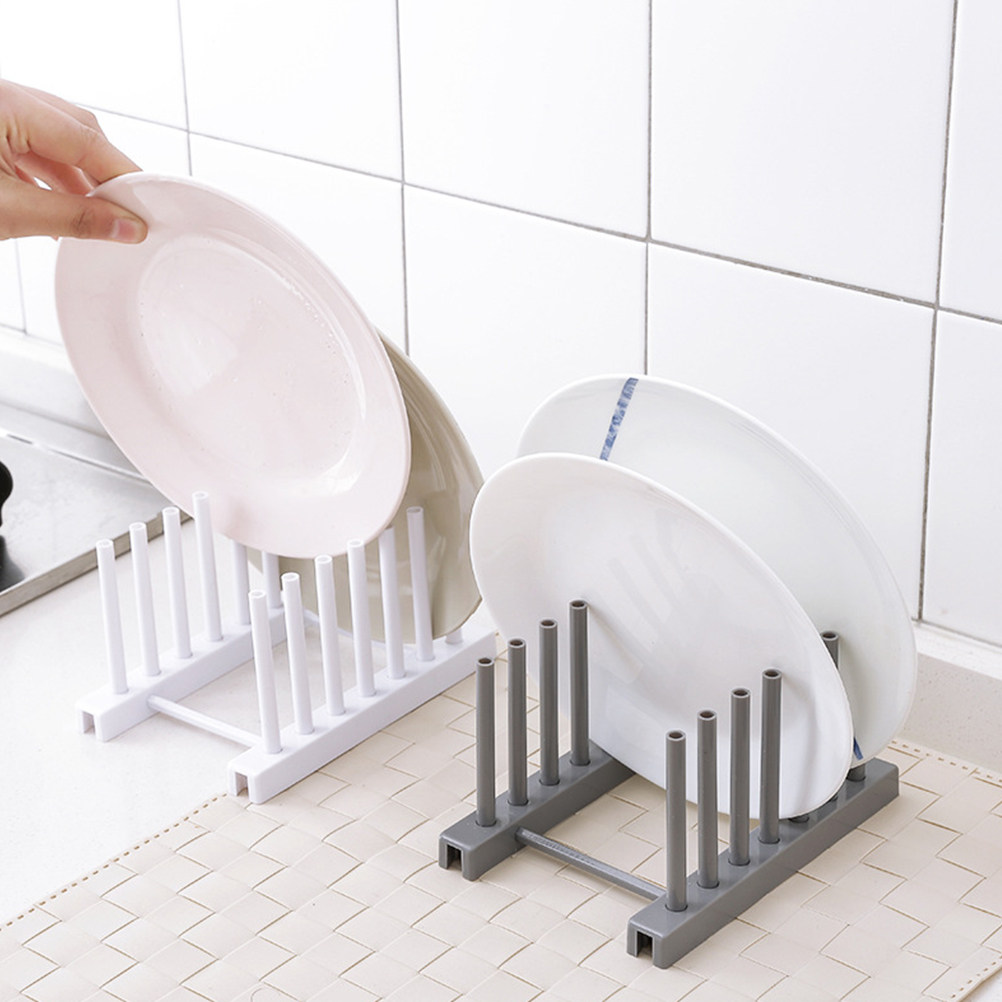 Серая пластиковая подставка дл – обзор и цена Kitchen Baking Sheet Organizer