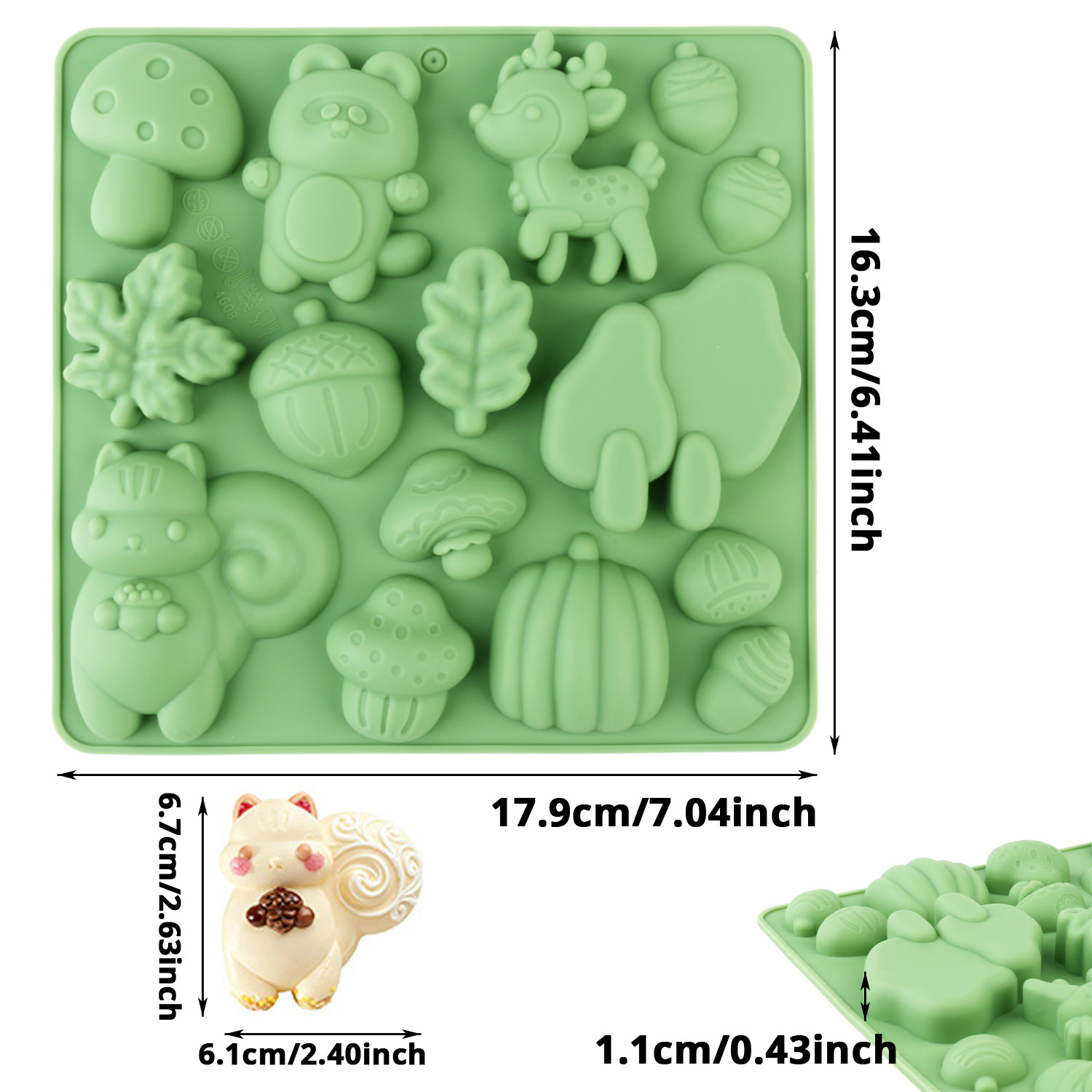 Силиконовая форма для выпечки  – обзор и цена Kitchen Baking Molds