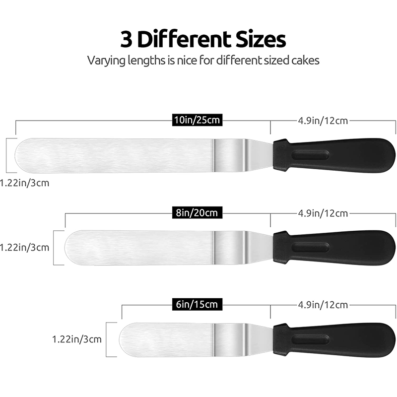 LMETJMA Шпатель для смещения т – обзор и цена Offset Spatula Set