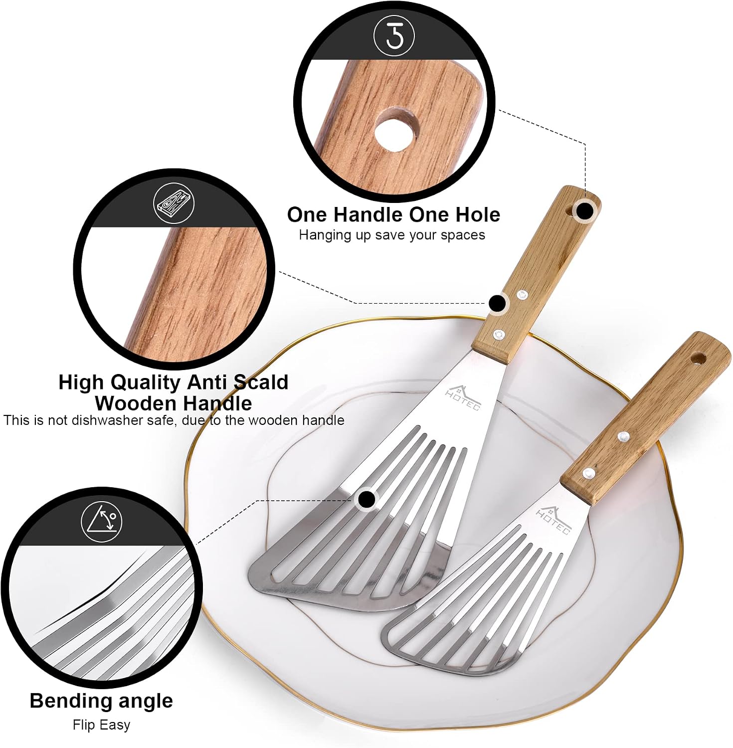 Набор из 2 лопаток для рыбы из – обзор и цена Offset Spatula Set